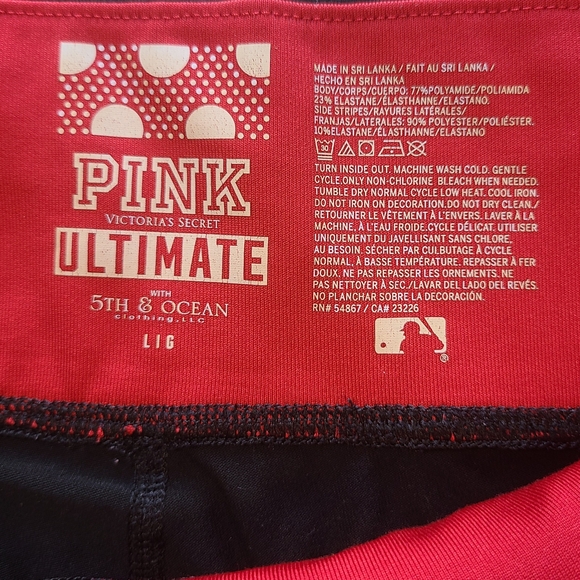 Victoria’s Secret PINK Ultimate St. Louis Cardinals Leggings – Size Large - Picture 4 of 9